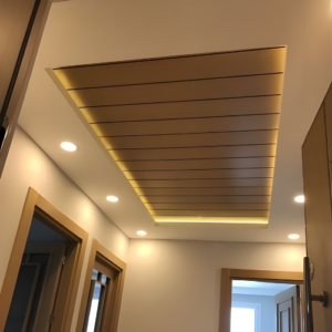 Decorative PVC ceiling for living room