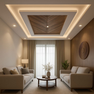White PVC ceiling panel