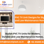 PVC TV Unit Designs for Stylish and Low-Maintenance Homes