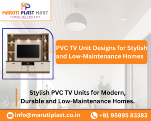 PVC TV Unit Designs for Stylish and Low-Maintenance Homes