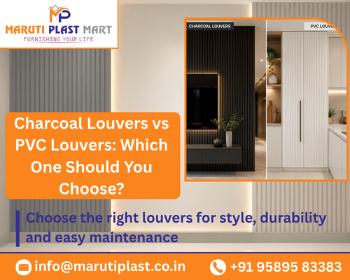 Charcoal Louvers vs PVC Louvers Which One Should You Choose