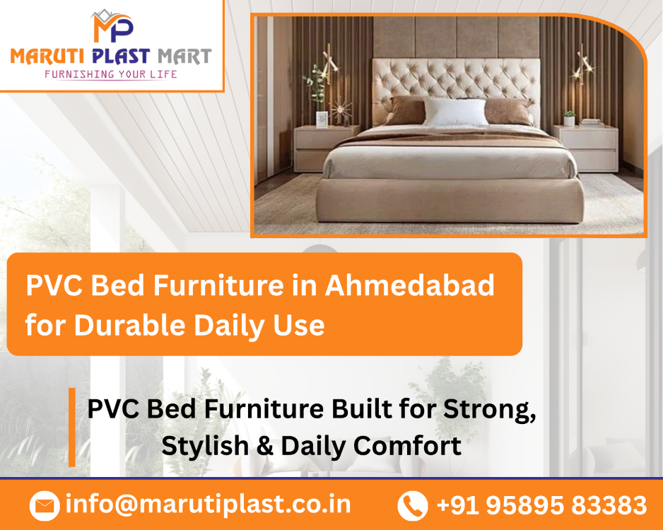PVC Bed Furniture in Ahmedabad for Durable Daily Use