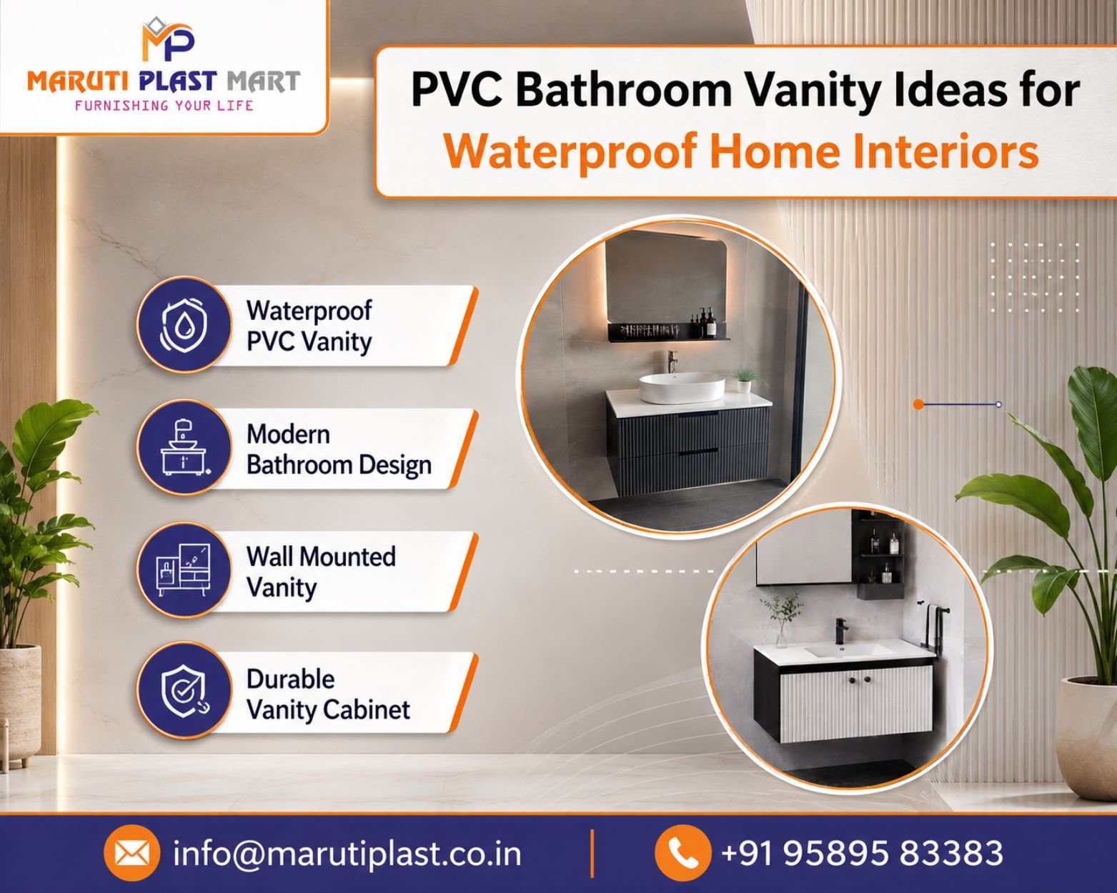 PVC Bathroom Vanity Ideas for Waterproof Home InteriorsPVC Bathroom Vanity Ideas for Waterproof Home Interiors