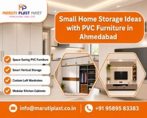 Small Home Storage Ideas with PVC Furniture in Ahmedabad