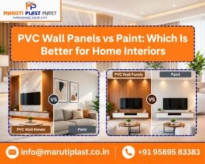 PVC wall panels vs paint for modern home interiors