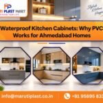 Waterproof PVC kitchen cabinets in Ahmedabad home